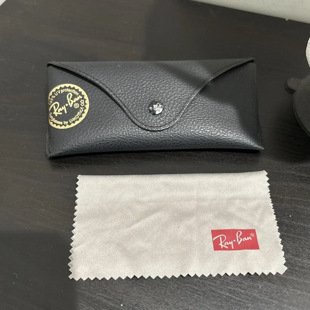 Ray-Ban AVIATOR RB3524 Blue Sunglasses 029/71 57/17-140 3N With Case And Cloth